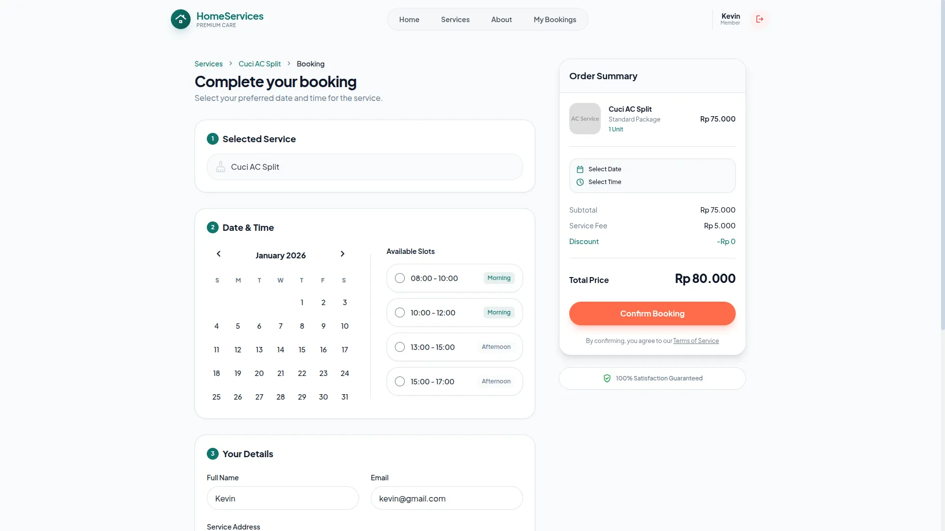 Booking SaaS Platform