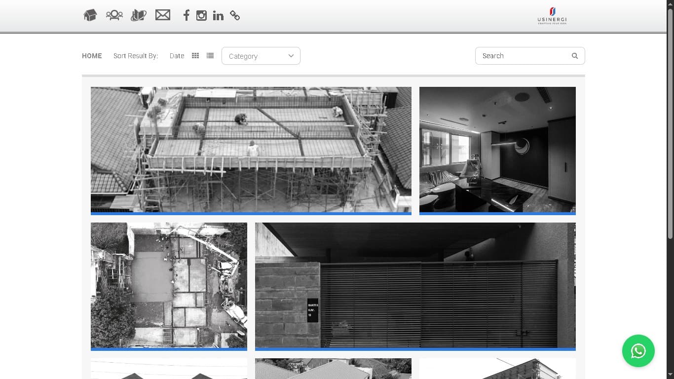 Pengembangan Fitur & Komunikasi Web Portofolio PT. Utama Sinergi Persada